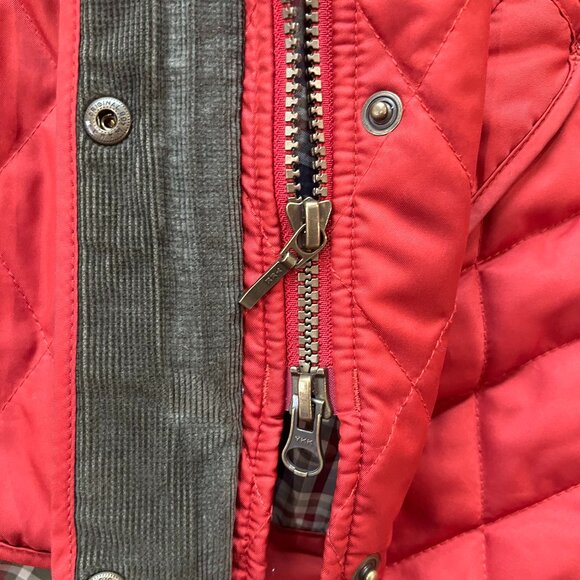 L.L. Bean Quilted Riding Jacket in Burnt Orange Size S - Picture 3 of 4